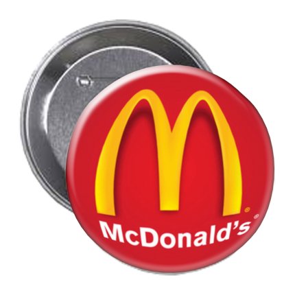 MCDONALDS-BUTON-ROZET-PLAKETOFİS